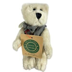 Boyd's Bears Whitaker Q. Bruin #91806 6" Plush Wearing Vest/Bowtie Retired VTG